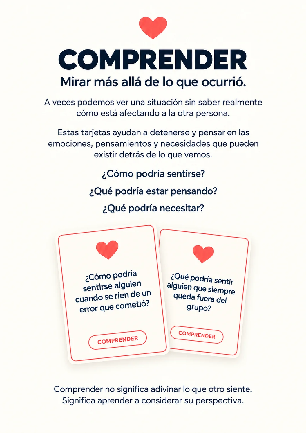 Separador da etapa Comprender
