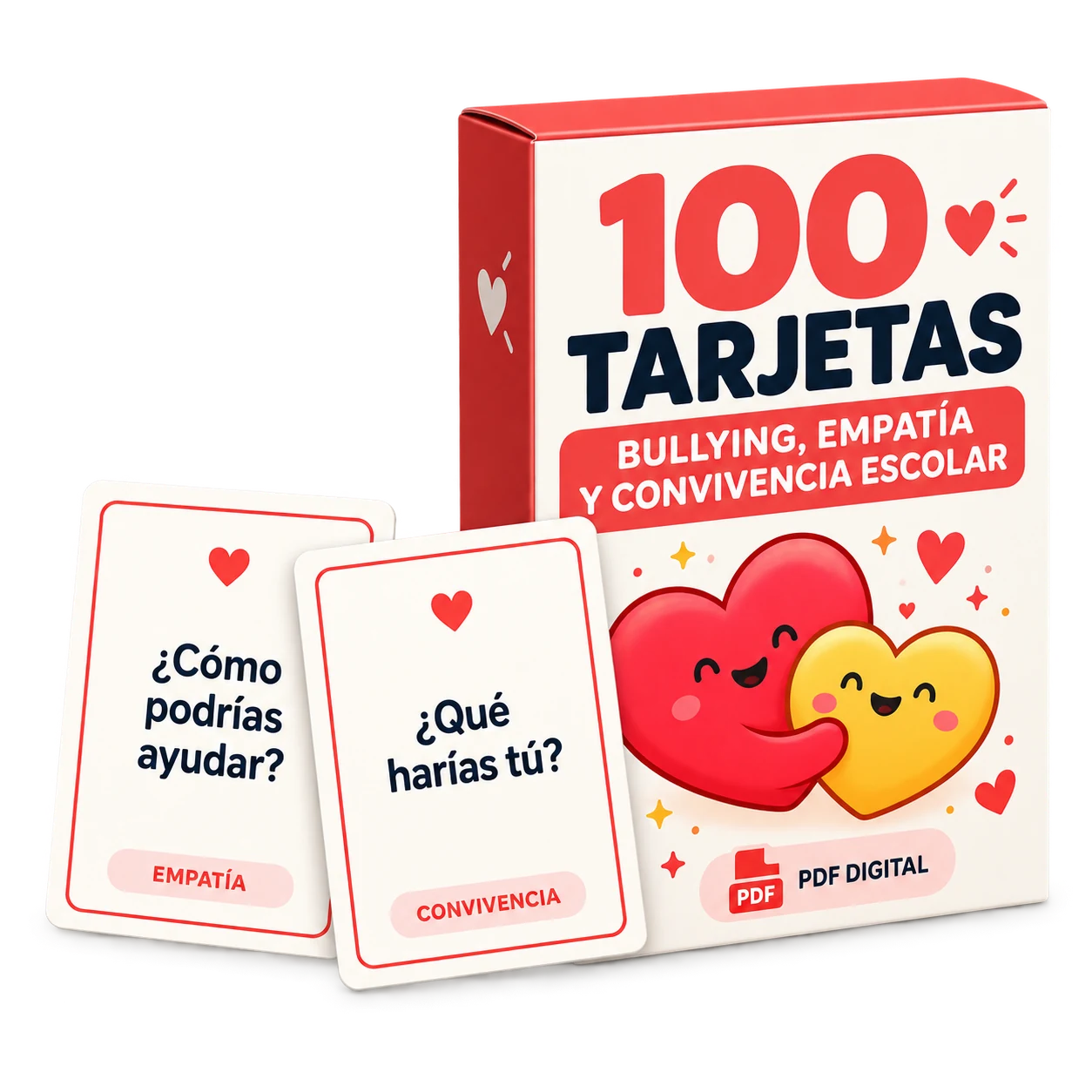 Mockup ilustrativo da coleção 100 Tarjetas